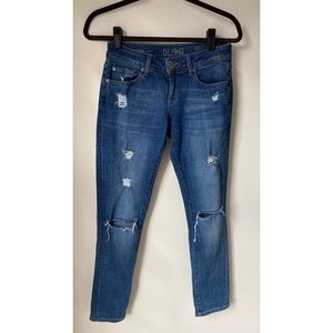 DL 1961 Riley boyfriend distressed jeans denim